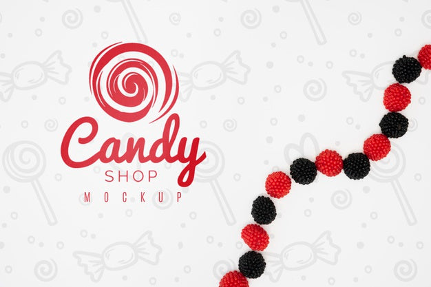 Delicious Sweets Concept Mock-Up Psd