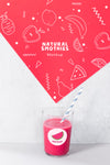 Delicious Watermelon Smoothie Mock-Up Psd
