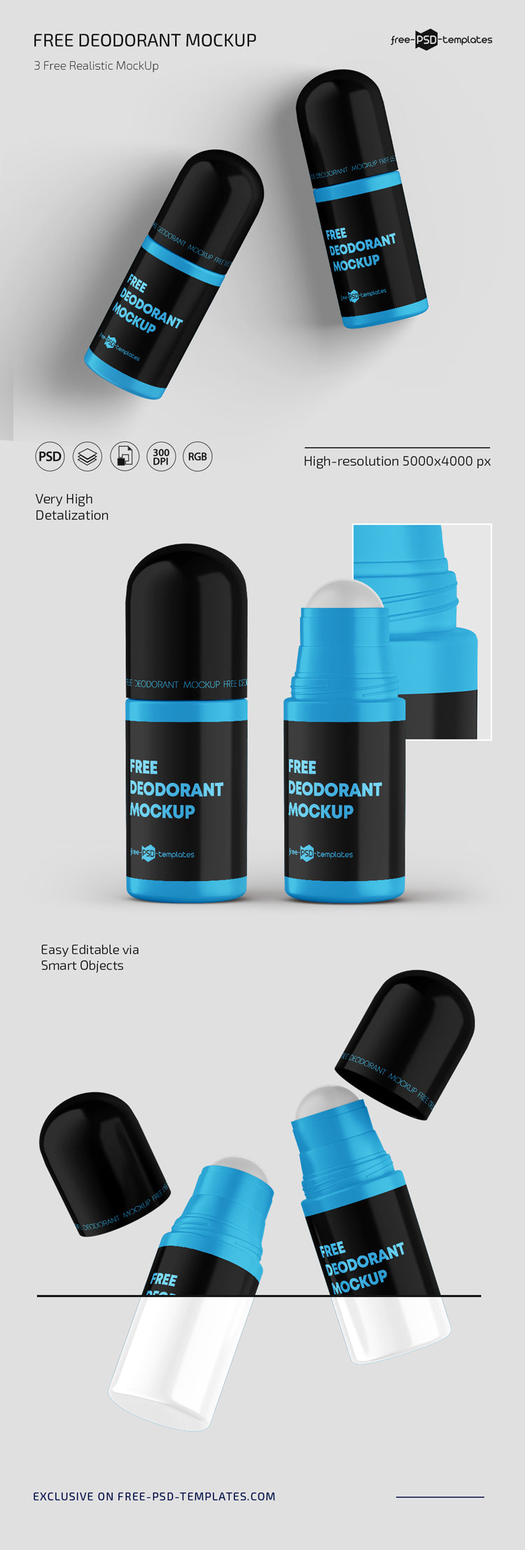 Deodorant Mockup Set