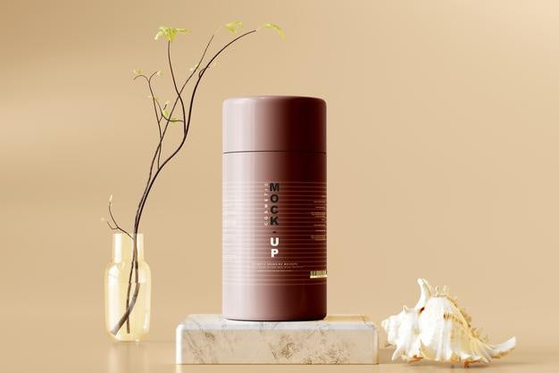 Deodorant Packaging Mockup Psd
