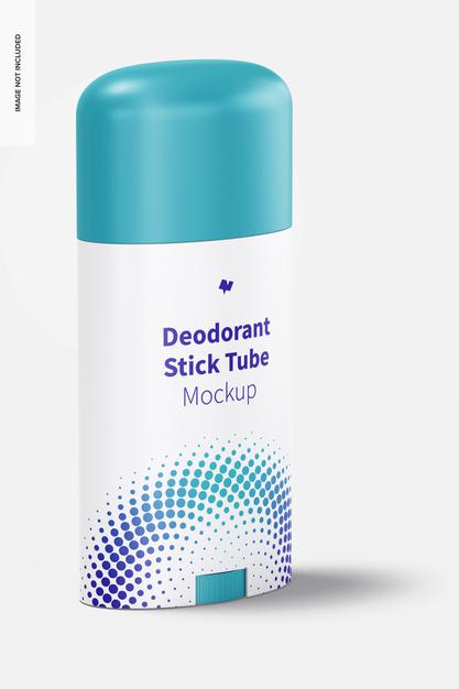 Deodorant Stick Tube Mockup, Perspective View Psd