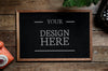 Design Space On Black Board Psd