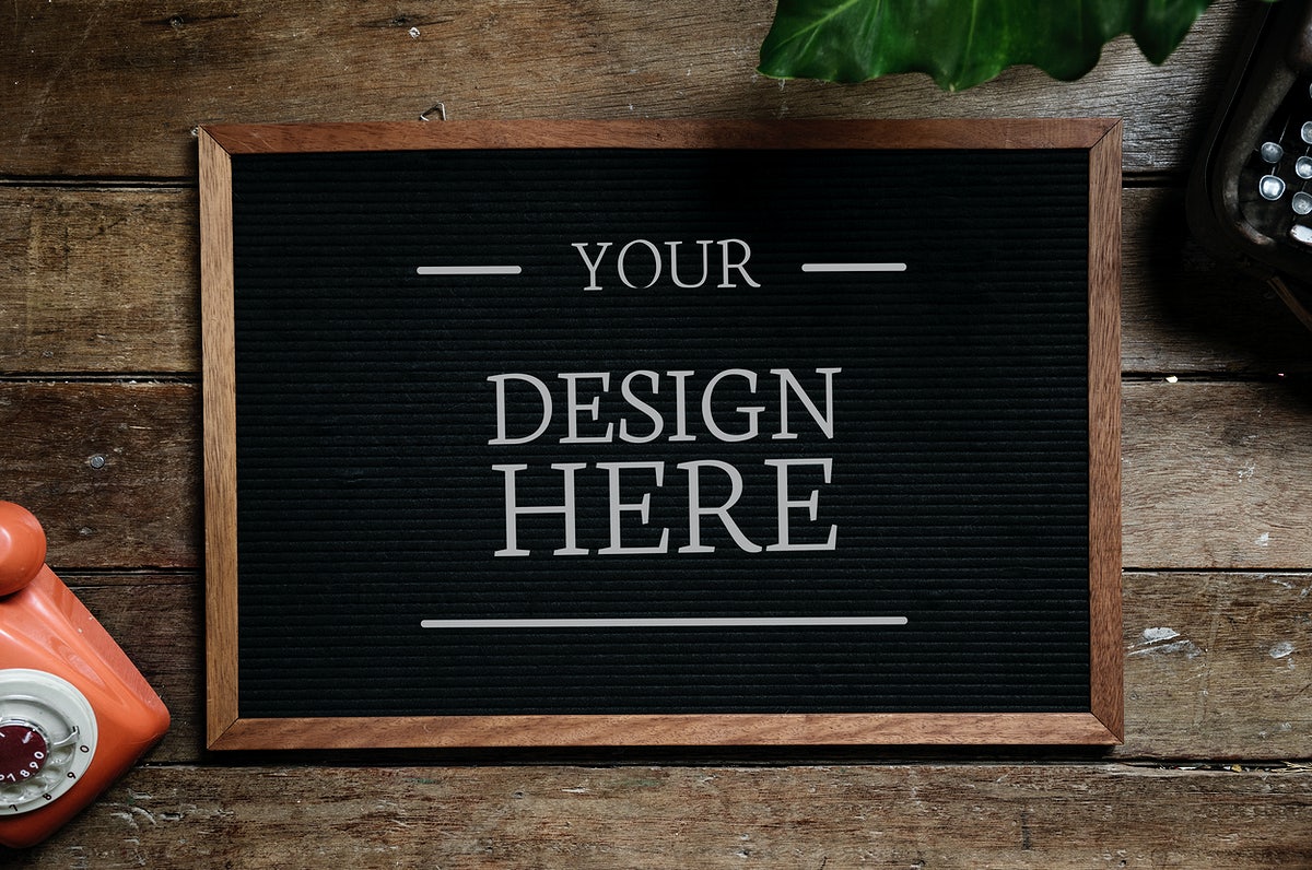 Design Space On Black Board