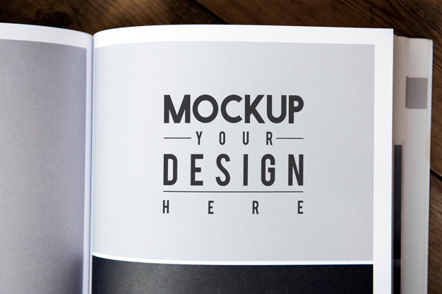 Design Space On Magazine Page Psd