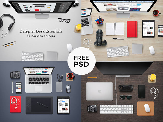 Designer Desk Essentials – Psd