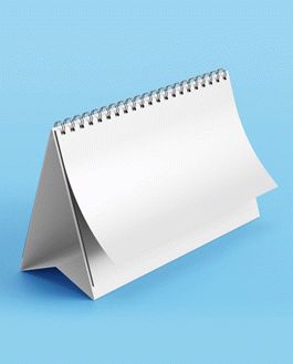 Desk Calendar Mockup