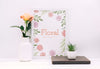 Desk Composition With Flower Decor And Frame Mockup Psd
