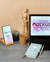 Desk Concept Concept Mock-Up Psd