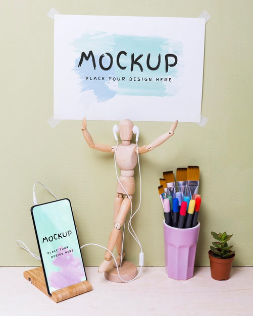 Desk Concept Concept Mock-Up Psd