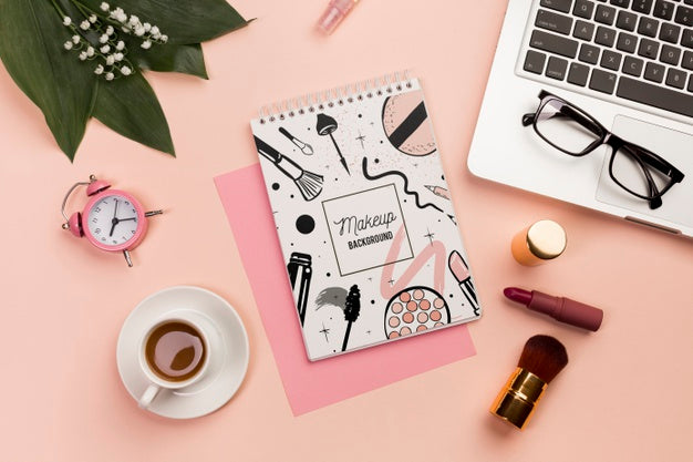 Desk Concept With Coffee Mock-Up Psd