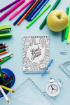 Desk Concept With School Supplies Psd