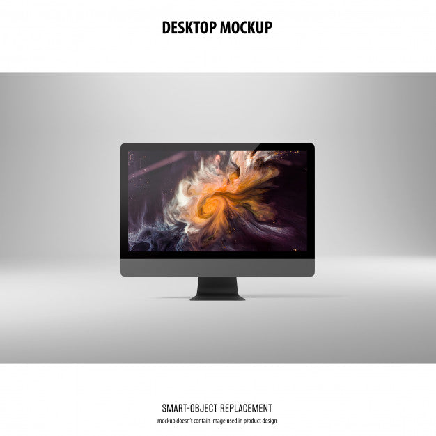 Desktop Screen Mockup Psd