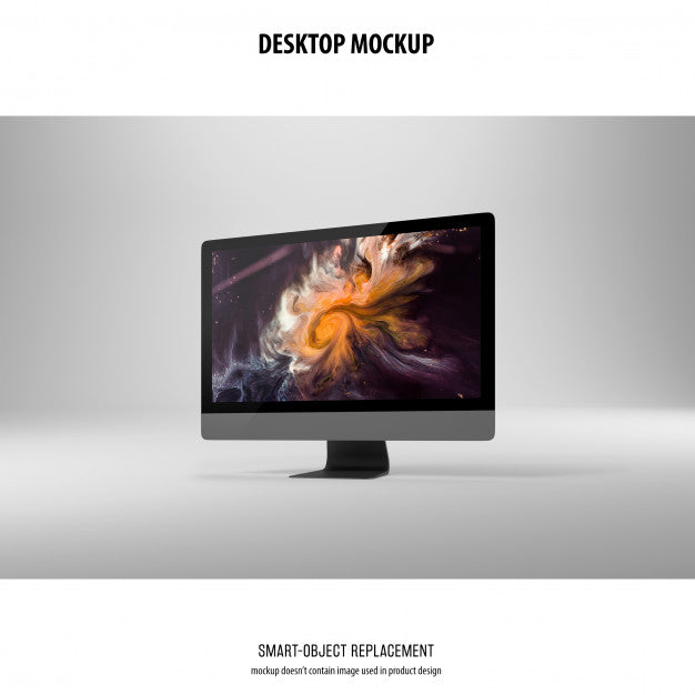 Desktop Screen Mockup Psd