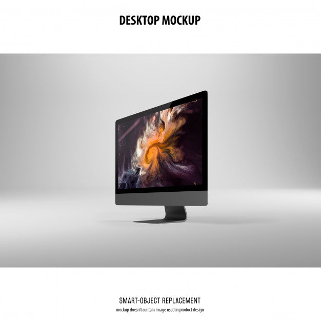 Desktop Screen Mockup Psd