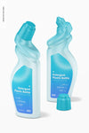 Detergent Plastic Bottles Mockup Psd
