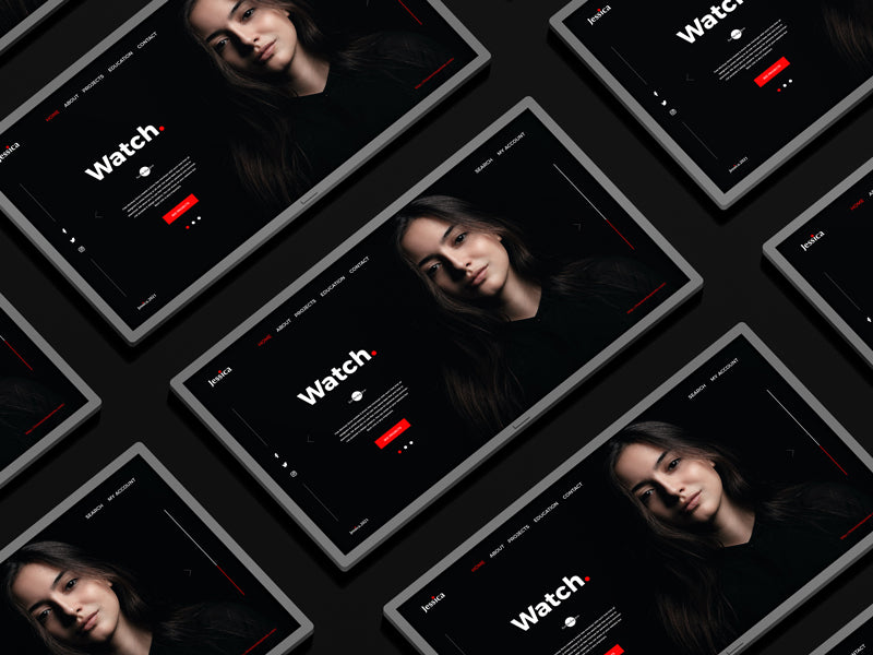 Devices Grid Branding Website Mockup