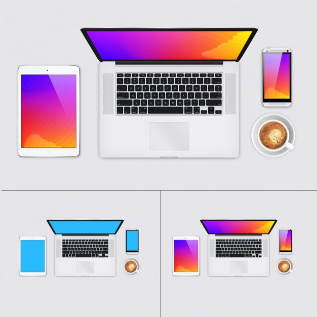 Devices Mock Up Template Psd