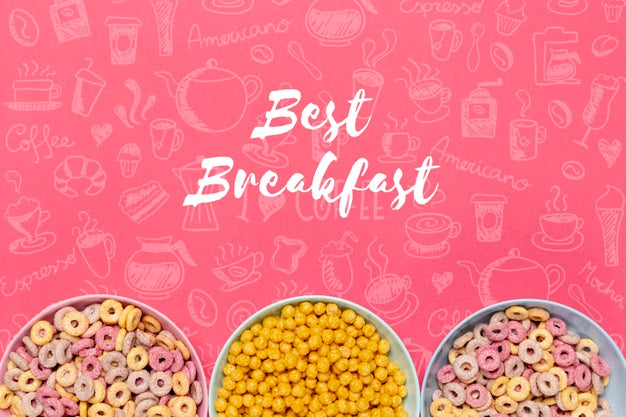 Different Kind Of Cereals For Breakfast Psd