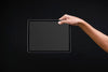 Digital Tablet Screen Mockup In Hand Psd