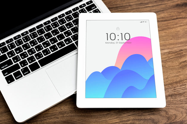 Digital Tablet Screen Mockup Template Psd