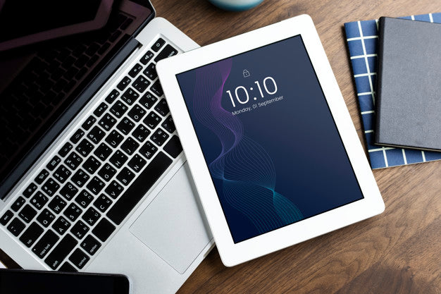 Digital Tablet Screen Mockup Template Psd