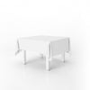 Dining Table Mockup With A White Cloth Psd