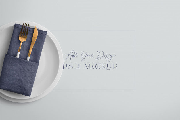 Dinner Table Mockup Psd