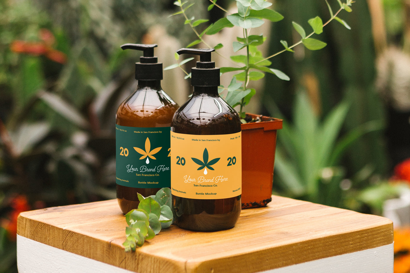 Dispenser Bottle Psd Mockup