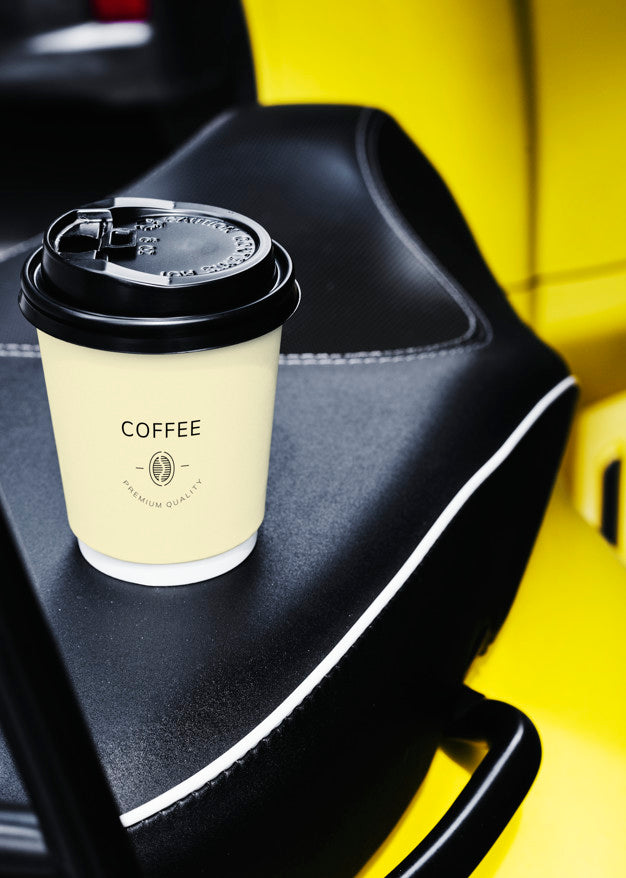 Disposable Coffee Paper Cup Mockup Design Psd