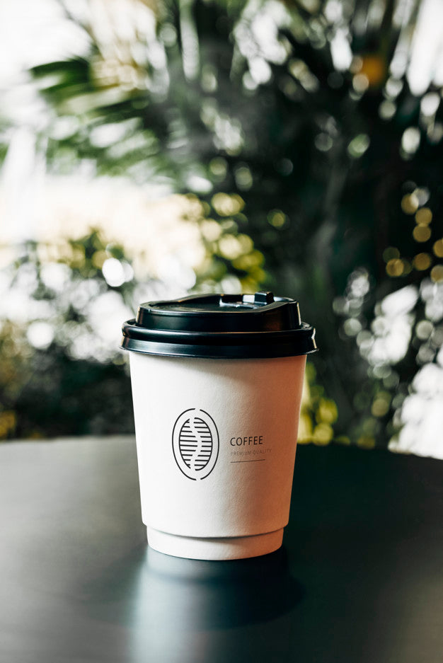 Disposable Coffee Paper Cup Mockup Design Psd