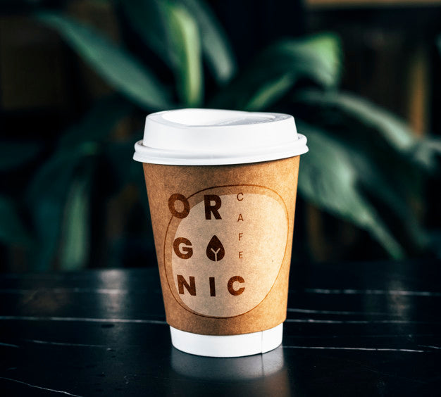 Disposable Coffee Paper Cup Mockup Design Psd