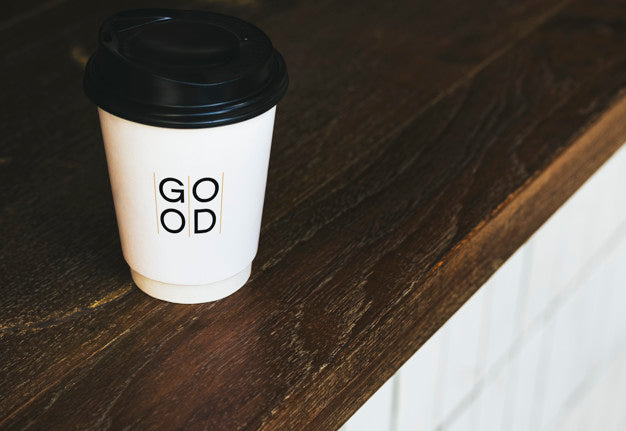 Disposable Coffee Paper Cup Mockup Design Psd