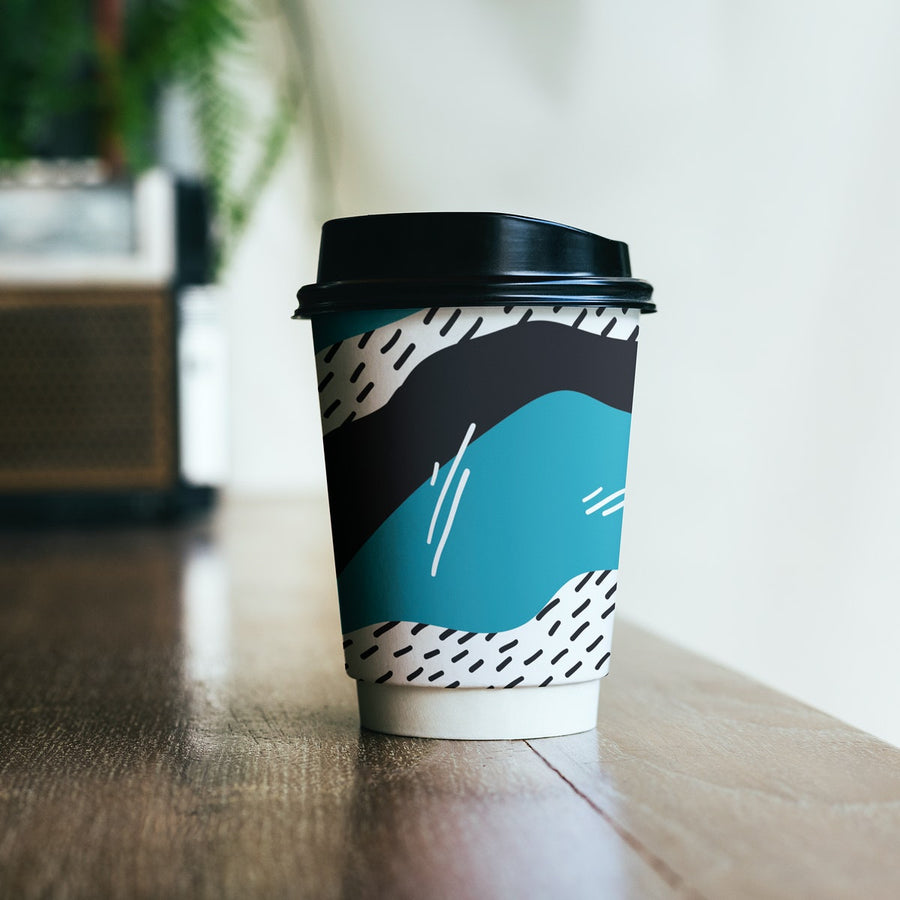 Disposable Coffee Paper Cup Mockup Design