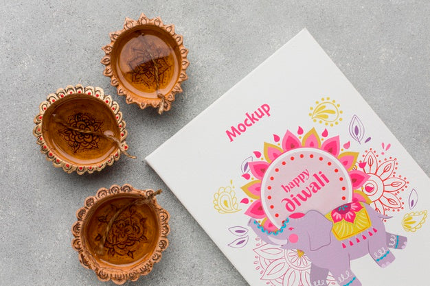 Diwali Festival Holiday Drawn Elephant Psd