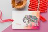 Diwali Festival Holiday Mock-Up Watercolor Elephant Psd