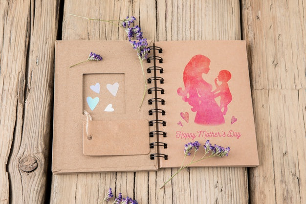 Diy Book Mockup For Mothers Day Psd