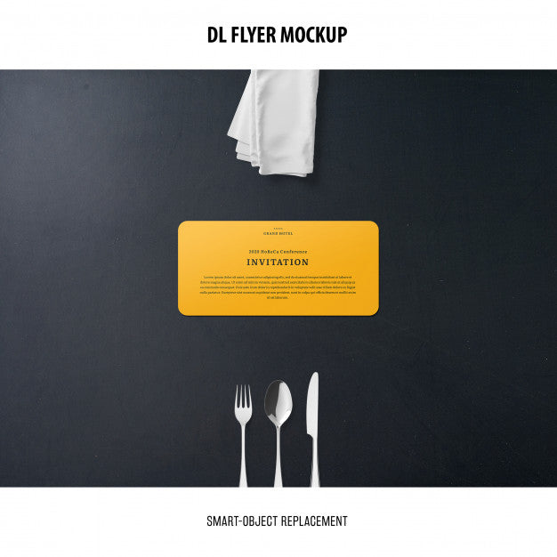 Dl Flyer Mockup Psd