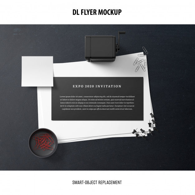 Dl Flyer Mockup Psd