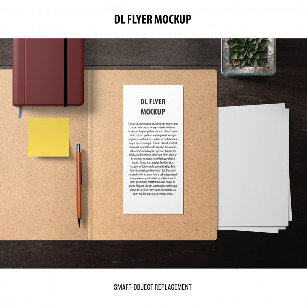 Dl Flyer Mockup Psd