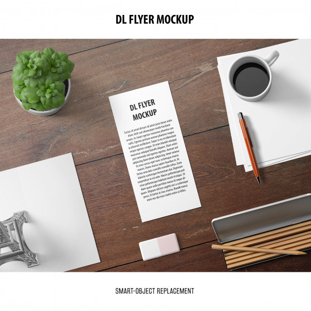 Dl Flyer Mockup Psd