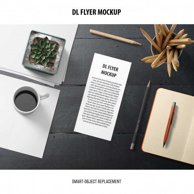 Dl Flyer Mockup Psd
