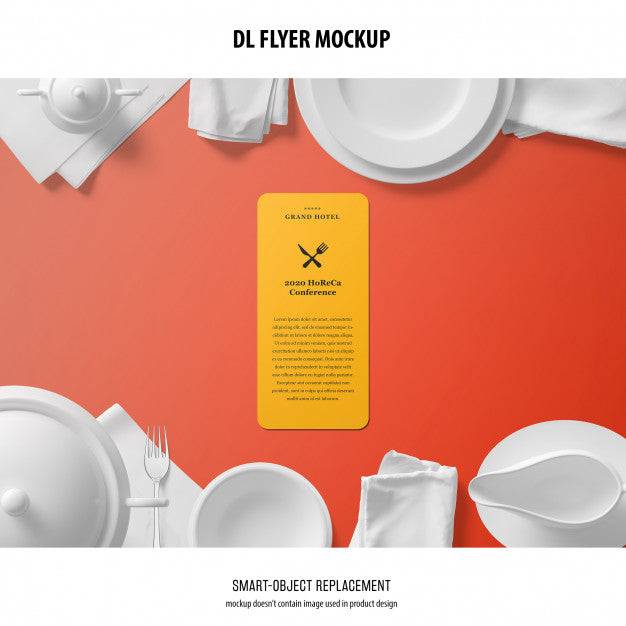 Dl Flyer Mockup Psd