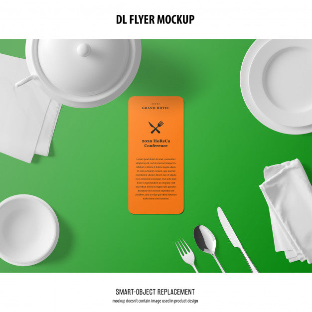 Dl Flyer Mockup Psd