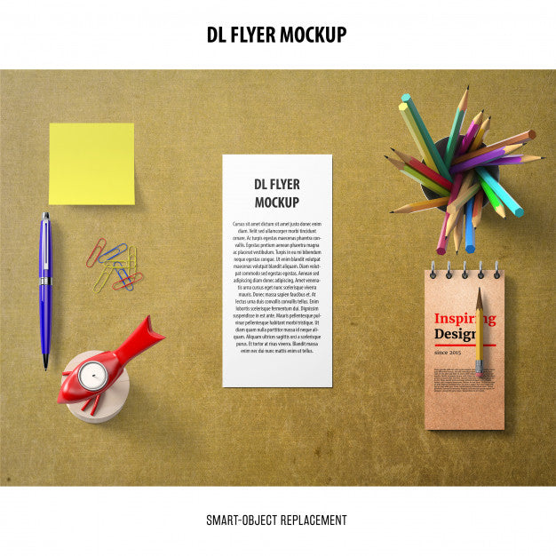 Dl Flyer Mockup Psd