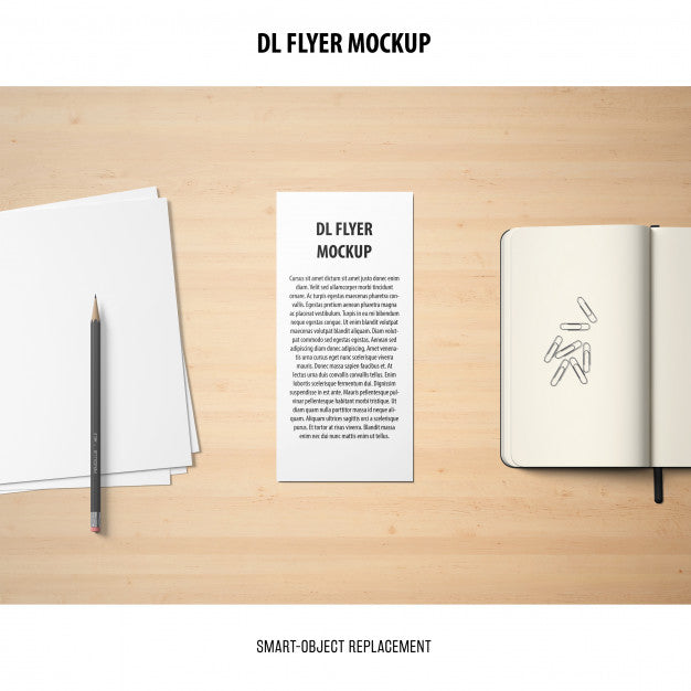 Dl Flyer Mockup Psd