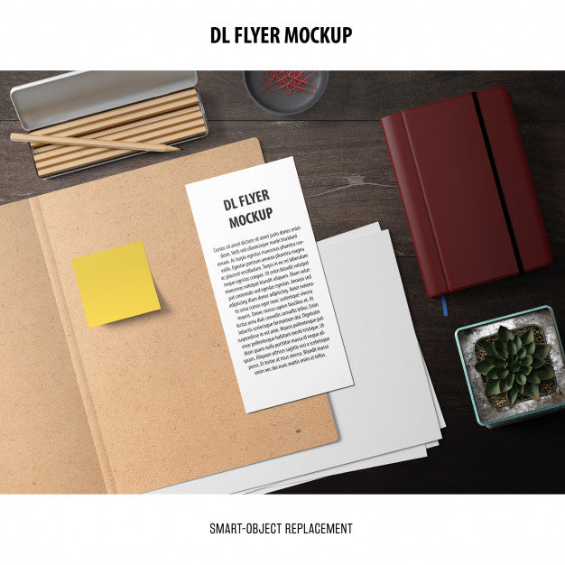 Dl Flyer Mockup Psd