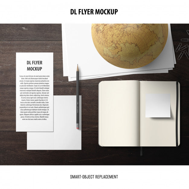 Dl Flyer Mockup Psd