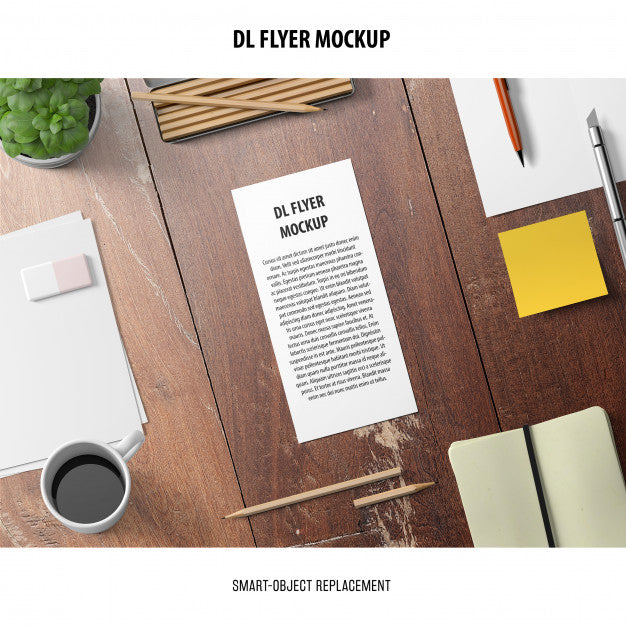 Dl Flyer Mockup Psd