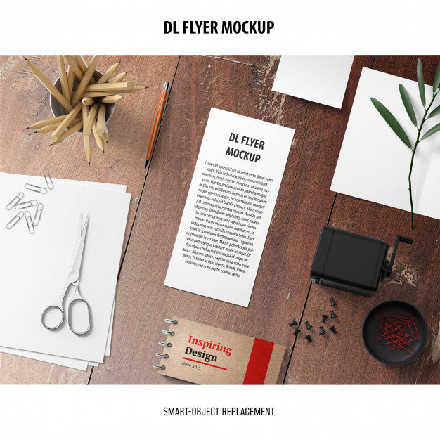 Dl Flyer Mockup Psd