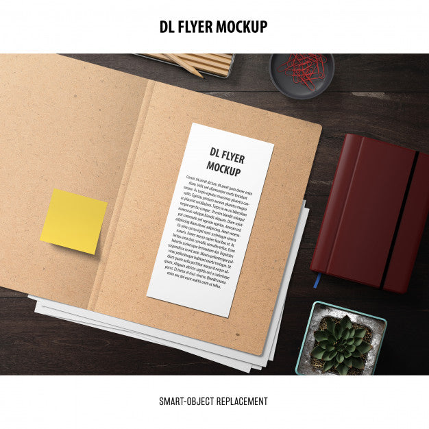 Dl Flyer Mockup Psd